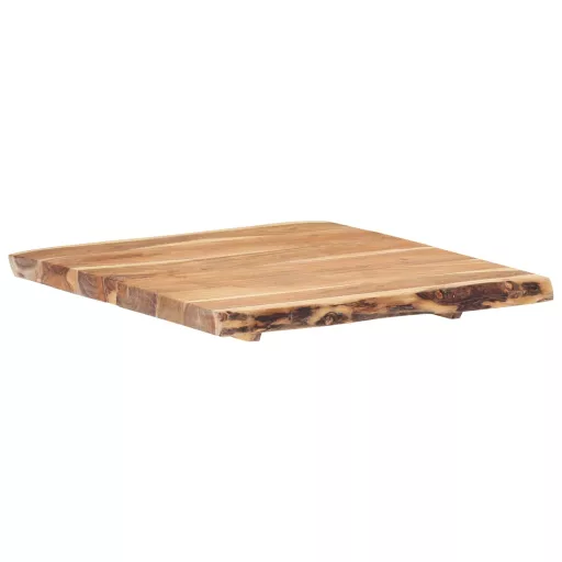 Tömör akácfa asztallap 58 x (50-60) x 3,8 cm