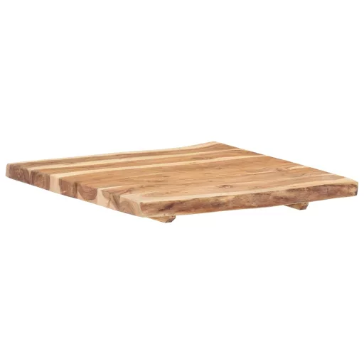 Tömör akácfa asztallap 58 x (50-60) x 3,8 cm
