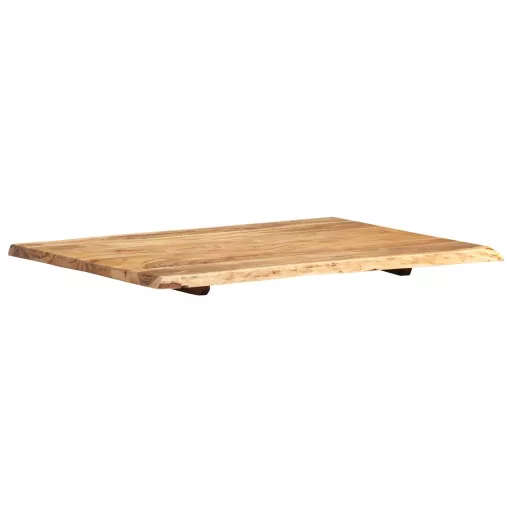 Tömör akácfa asztallap 80 x (50-60) x 2,5 cm