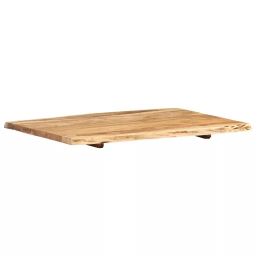 Tömör akácfa asztallap 80 x (50-60) x 2,5 cm