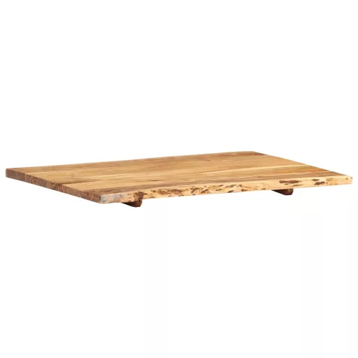 Tömör akácfa asztallap 80 x (50-60) x 2,5 cm