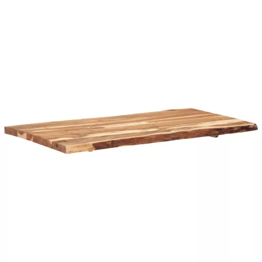 Tömör akácfa asztallap 118 x (50-60) x 3,8 cm