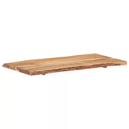 Tömör akácfa asztallap 118 x (50-60) x 3,8 cm