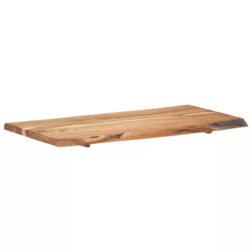 Tömör akácfa asztallap 118 x (50-60) x 3,8 cm