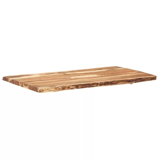 Tömör akácfa asztallap 118 x (50-60) x 3,8 cm