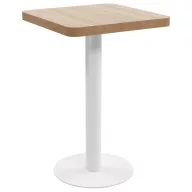 Világosbarna MDF bisztróasztal 50 x 50 cm