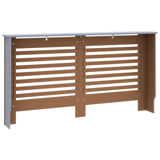 Antracitszürke MDF radiátorburkolat 152 x 19 x 81,5 cm