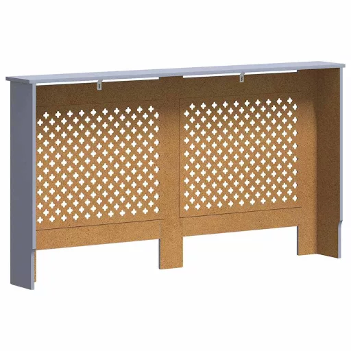 Antracitszürke MDF radiátorburkolat 152 x 19 x 81,5 cm