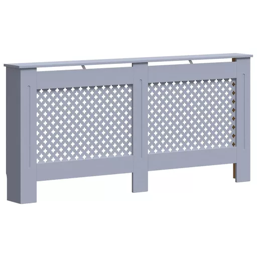 Antracitszürke MDF radiátorburkolat 172 x 19 x 81,5 cm