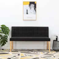 Fekete bársony pad 140 cm