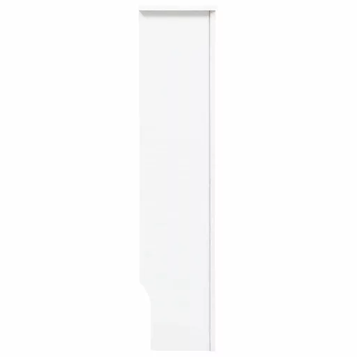2 db fehér MDF radiátorburkolat 112 x 19 x 81,5 cm