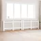 2 db fehér MDF radiátorburkolat 172 x 19 x 81,5 cm