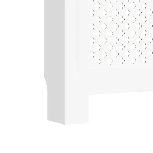 2 db fehér MDF radiátorburkolat 172 x 19 x 81,5 cm