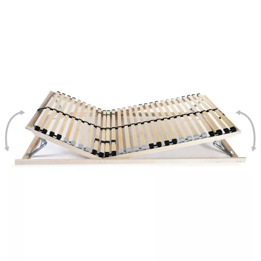 2 db 7 zónás 28 léces ágyrács 70 x 200 cm