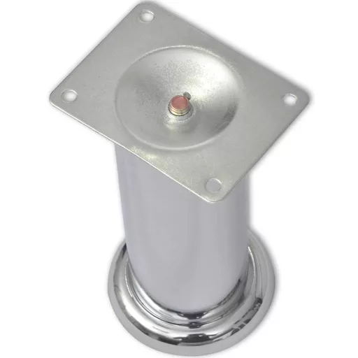 8 darab kerek króm kanapéláb 180 mm
