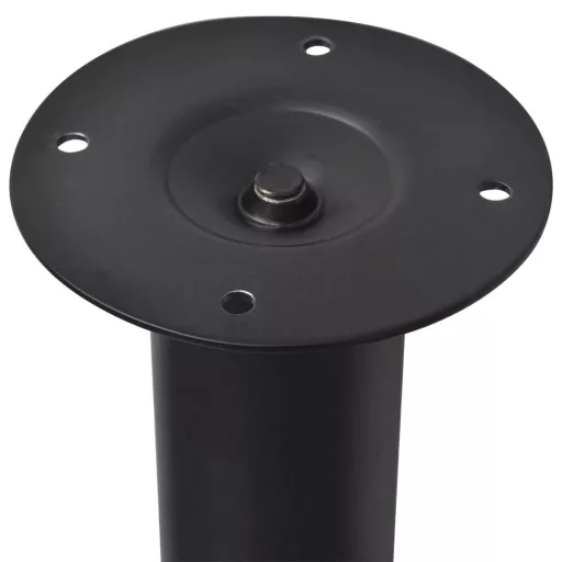 4 db fekete teleszkópos asztalláb 710 mm - 1100 mm