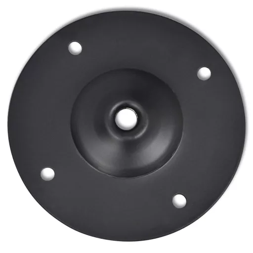 4 db fekete teleszkópos asztalláb 710 mm - 1100 mm