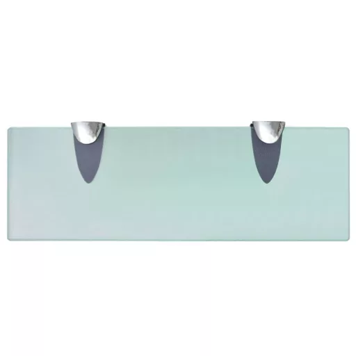 2 db lebegő üvegpolc 30 x 10 cm 8 mm