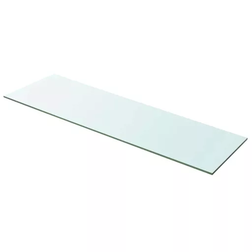 2 db átlátszó üveg paneles polc 100 x 30 cm