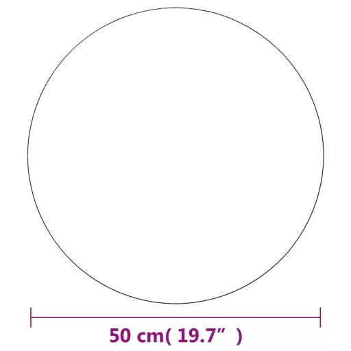 2 db kerek üveg falitükör 50 cm