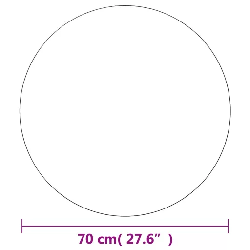 2 db kerek falitükör 70 cm