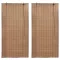 2 db barna bambusz redőny 120 x 220 cm