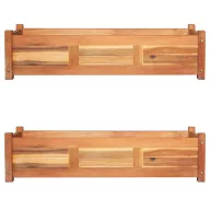 2 db akácfa kerti magaságyás 100 x 30 x 25 cm