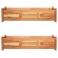 2 db akácfa kerti magaságyás 100 x 30 x 25 cm
