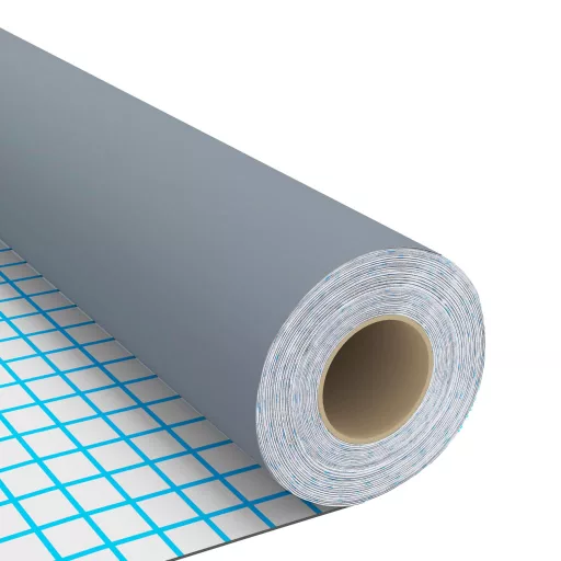 2 db szürke öntapadó PVC ajtófólia 500 x 90 cm