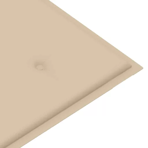 2 személyes tömör eukaliptuszfa kerti pad párnával 120 cm