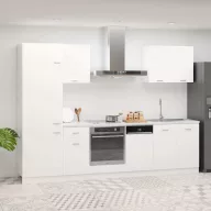   Lyon 7 részes fehér forgácslap konyhai szekrénygarnitúra