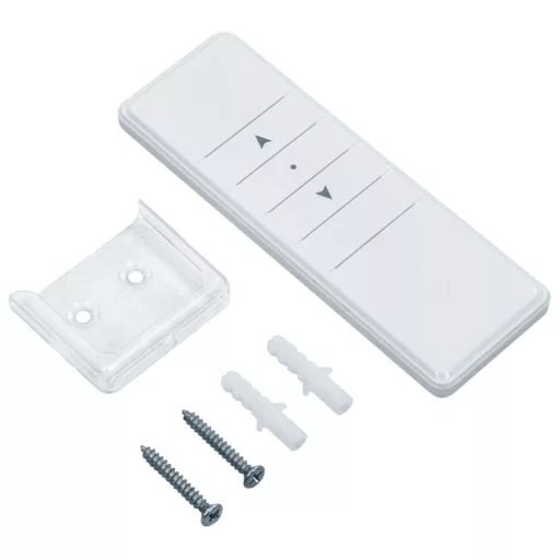 Kék/fehér automata szélérzékelős és LED-es napellenző 500x300cm