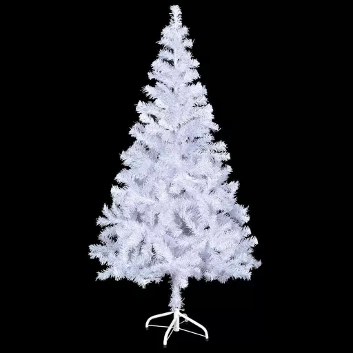 Megvilágított műkarácsonyfa 230 ággal gömb szettel 120 cm