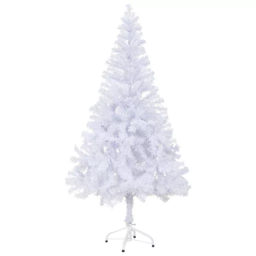 Megvilágított műkarácsonyfa 230 ággal gömb szettel 120 cm