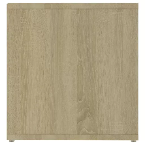 2 db sonoma tölgy színű szerelt fa TV-szekrény 72x35x36,5 cm