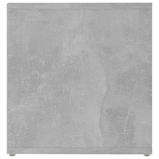 2 db betonszürke szerelt fa TV-szekrény 72 x 35 x 36,5 cm