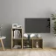 2 db sonoma tölgy színű szerelt fa TV-szekrény 72x35x36,5 cm
