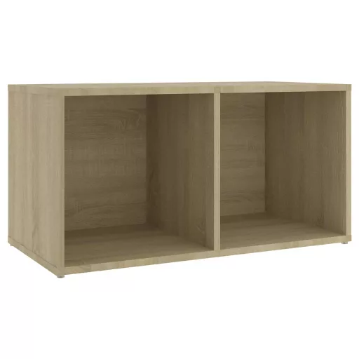 2 db sonoma tölgy színű szerelt fa TV-szekrény 72x35x36,5 cm