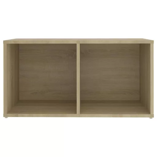2 db sonoma tölgy színű szerelt fa TV-szekrény 72x35x36,5 cm