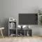 2 db betonszürke szerelt fa TV-szekrény 72 x 35 x 36,5 cm