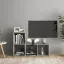 2 db betonszürke szerelt fa TV-szekrény 72 x 35 x 36,5 cm