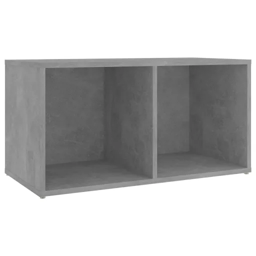 2 db betonszürke szerelt fa TV-szekrény 72 x 35 x 36,5 cm