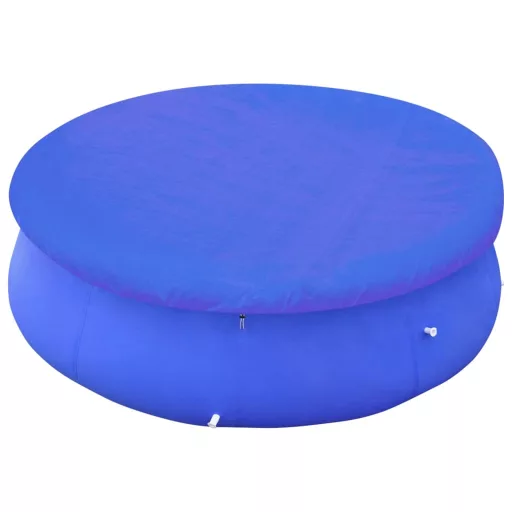 2 db kör alakú polietilén medencetakaró 460 cm 90 g/m²