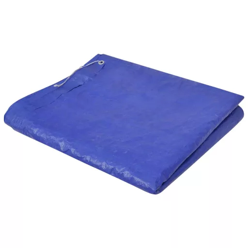 2 db polietilén négyszögletes medencetakaró 90 g/nm 394x207 cm