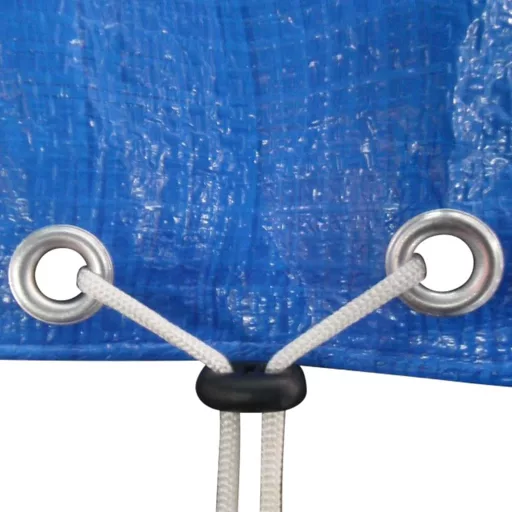 2 db polietilén négyszögletes medencetakaró 90 g/nm 400x207 cm