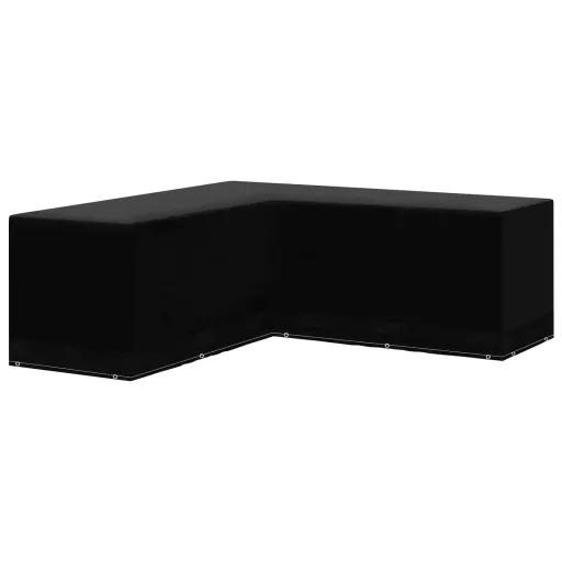 2 db L-alakú kerti bútor huzat 12 fűzőlyukkal 250 x 250 x 90 cm