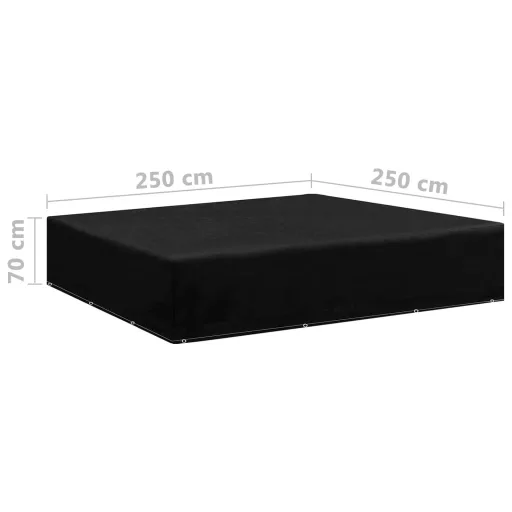 2 db kerti bútor huzat 12 fűzőlyukkal 250 x 250 x 70 cm