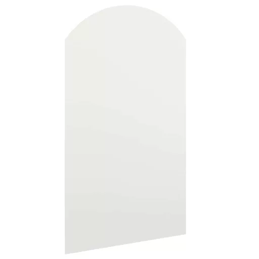 Ívelt üvegtükör LED-lámpákkal 70 x 40 cm