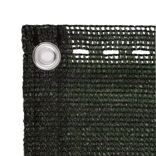 Sötétzöld HDPE erkélytakaró 90 x 500 cm
