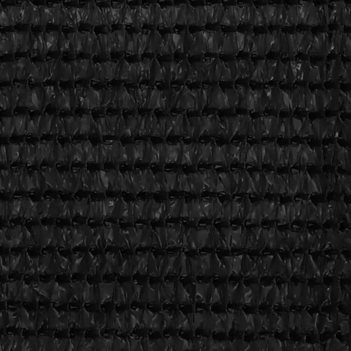 Fekete HDPE erkélytakaró 75 x 400 cm